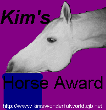 Kim's Horse Award
