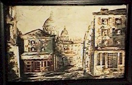 Painting from paris Sidewalk Artist