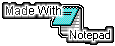 Made with notepad
