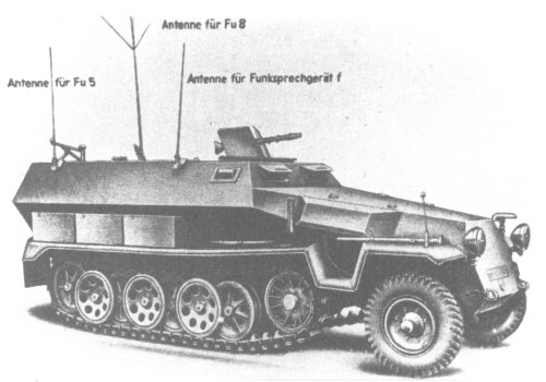 mittlere Funkpanzerwagen Sd.Kfz.251/3 Ausf C
