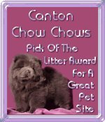 Canton Chows Award