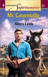 Mr Congeniality Harlequin Superromance contemporary romance book cover jpg