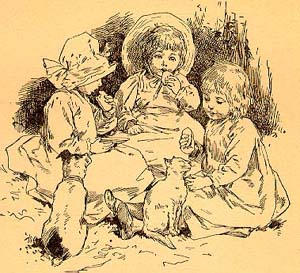 Kids Sitting with Pets