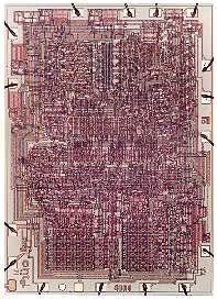 Photograph of the 4004 chip