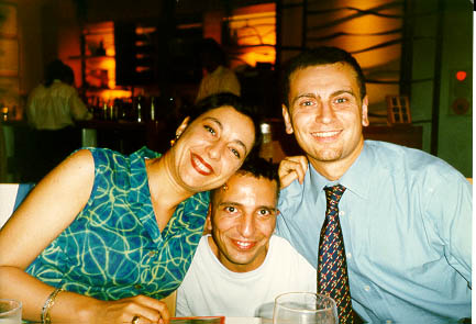 with Gino and Monica