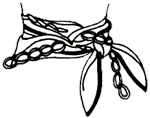 Intertwined Square Scarf Sash