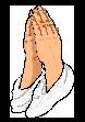 Praying hands for Rebecca