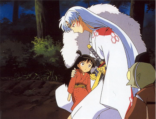 Sesshomaru salvando uma humana?