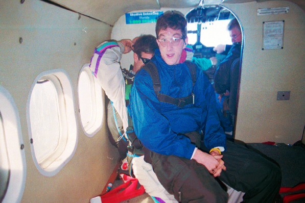 Does this look like a man ready to jump?