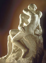 Learn more about this sculpture, "The kiss" by Rodin