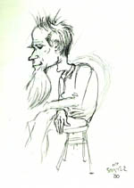 typography caricature