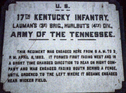 17th Memorial at Shiloh