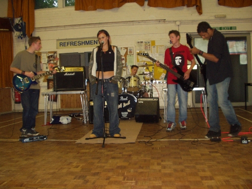 The Band Hard at Work