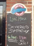 Our Name On The Board Outside The Pub