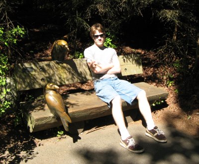 Scott with ravens