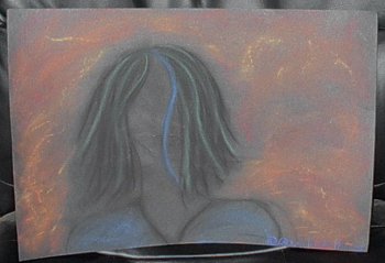 Colored Chalk Drawing