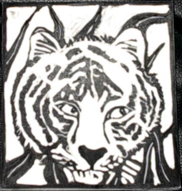 Tiger stamp