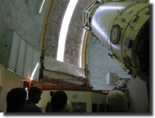 Inside the observatory