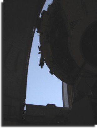 Inside the observatory