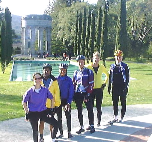 Team Schwab at the Pulgas Water Temple