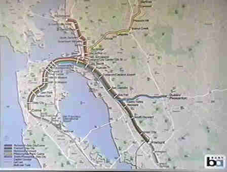 BART map