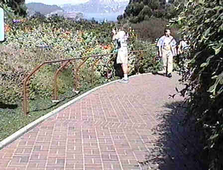 Brick path