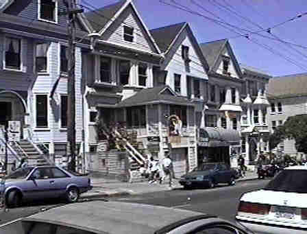Old houses in the 
Castro