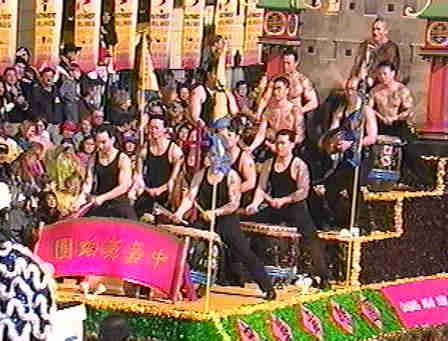 Chinese drummer's