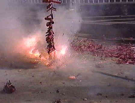 Firecracker's going off