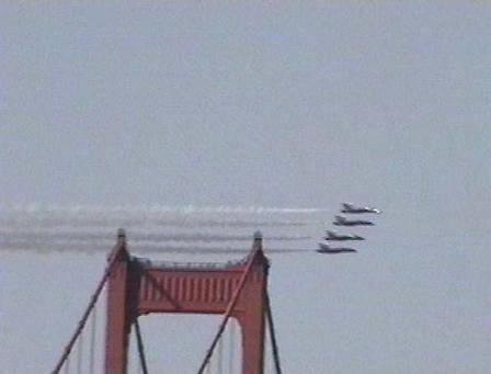 Over the Golden Gate Bridge
