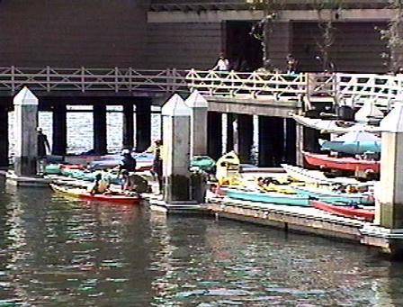 People getting ready to shove of an explore the Estuary.