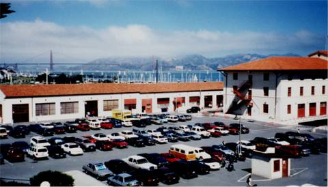Fort Mason parking lot