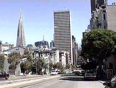 Looking Downtown from Nob Hill.