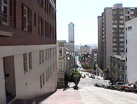 Looking to the south on Taylor Street.