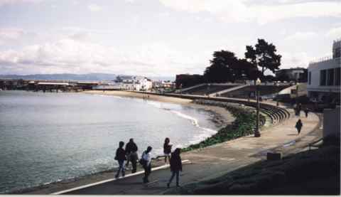 Looking back toward the Wharf.
