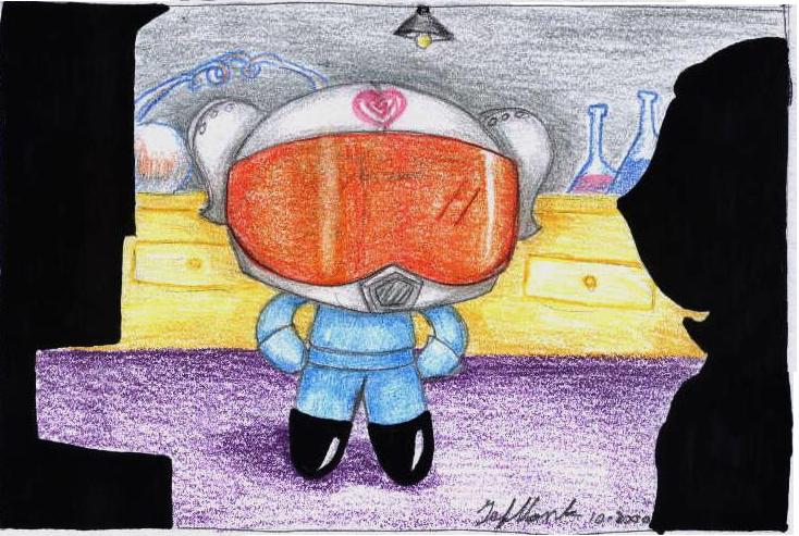 'Bubbles Suits Up' by Chris Cook