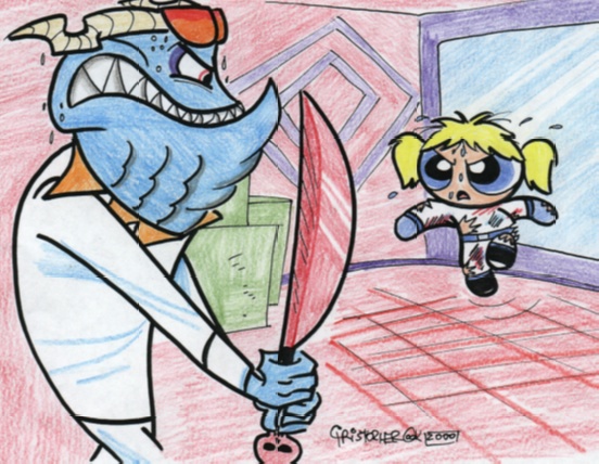 'Bubbles vs. Boogieman' by Chris Cook