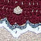 'crimson' tree skirt