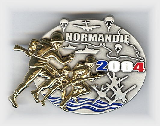 Normandy Memorial Badge - Click for larger image
