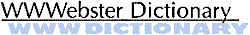 Image: WWWebster Dictionary logo