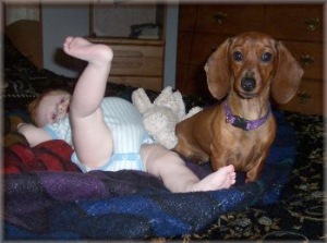 Ember - with "her" boy!