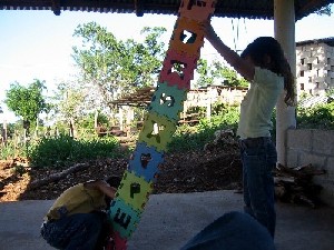 alphabet tower