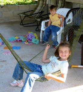 bella in the hammock