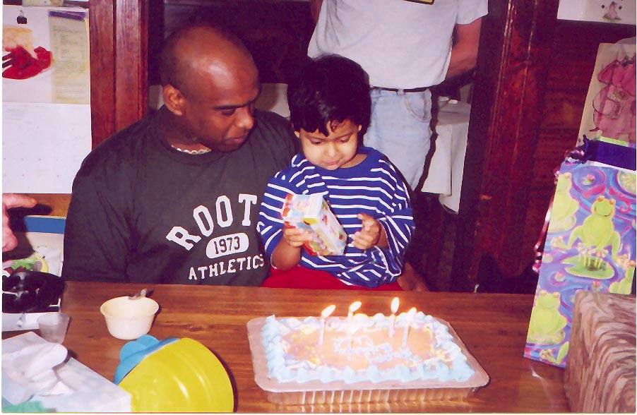 Celebrating Shad's 5th birthday.