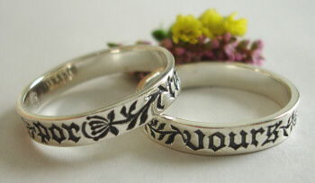 Forever, For All Days French Posey Ring (shown in sterling silver)