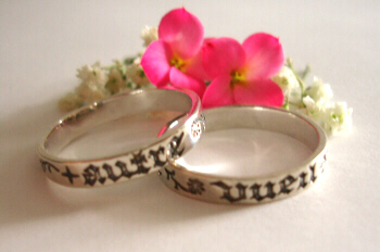 No one but you: Autre ne veuil French Poesy Ring (shown in sterling silver