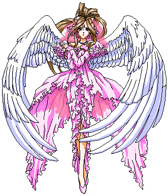 It's Belldandy from Ah! My Goddess!&nbsp; This one is sooooooooo cool, no?
