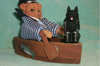 Skip and boat