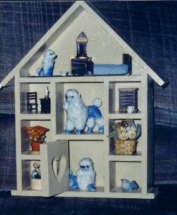 Poodle Shadow Box