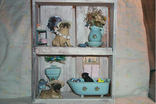 Pug Shadow Box